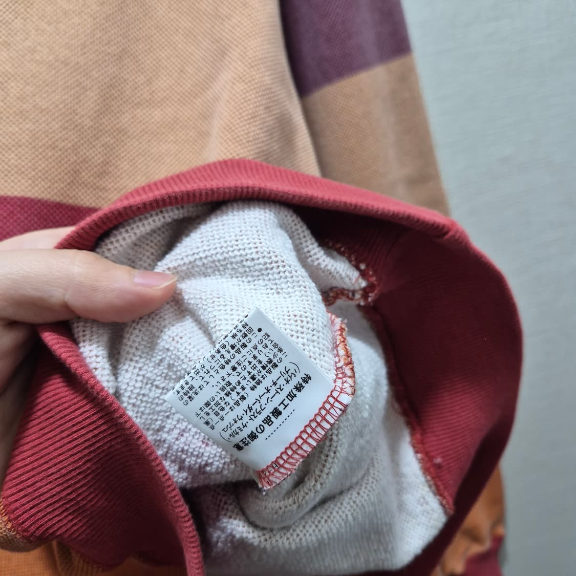 (S) 파리게이츠 컬러블록 라운티 크루넥 상품이미지5