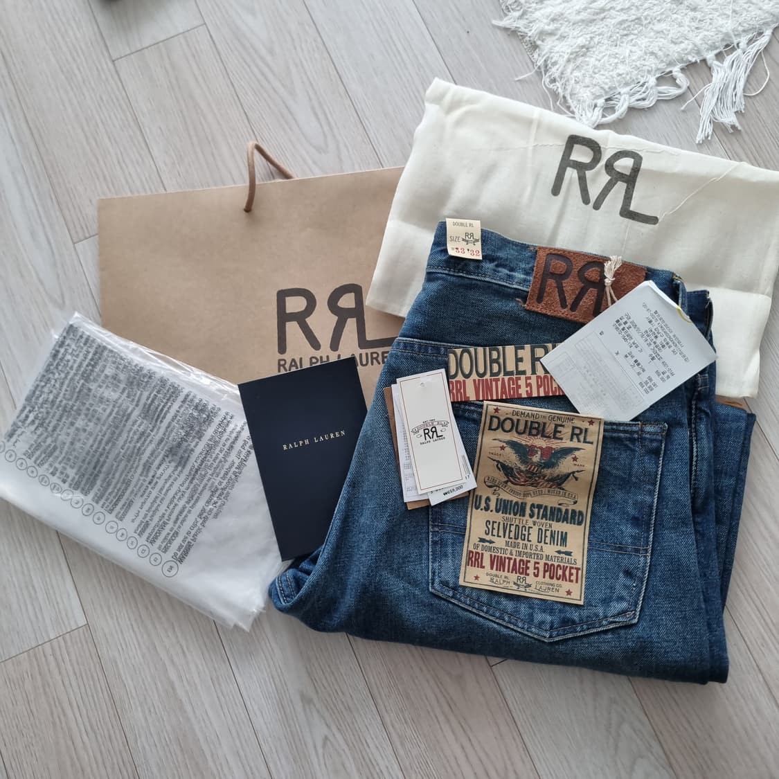 더블알엘 RRL 빈티지파이브포켓 33x32 민트급 상품이미지2