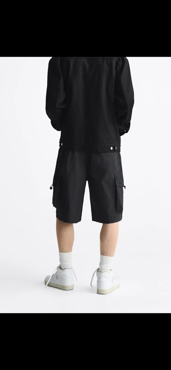 자라 파라슈트 버뮤다 카고 쇼츠 Black 8281/390 상품이미지3