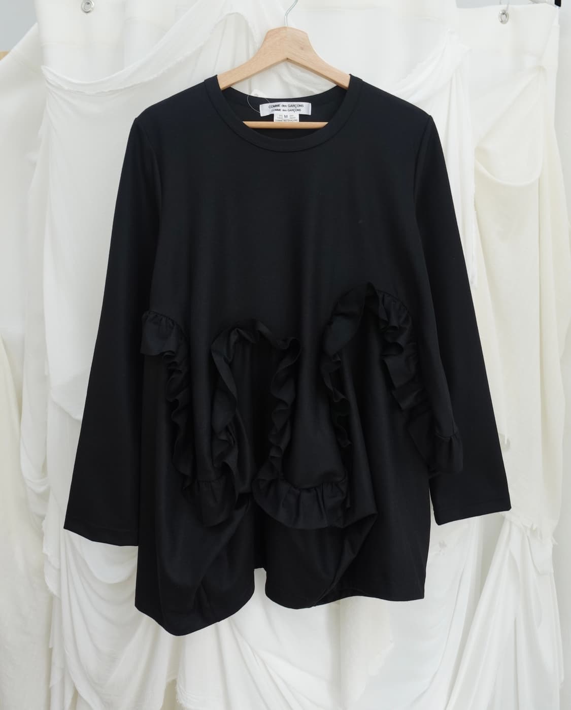 COMME des GARÇON ruffle long sleeve 상품이미지1