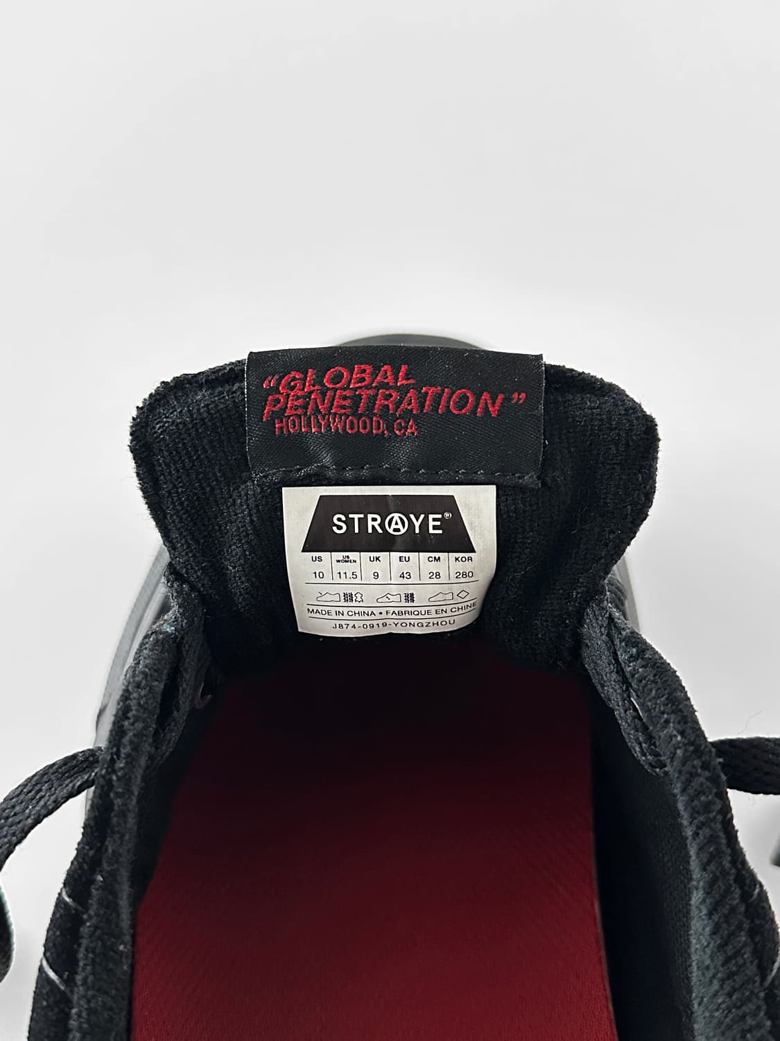 STRAYE 트러블 메이커 플레임 스웨이드 스니커즈 상품이미지10