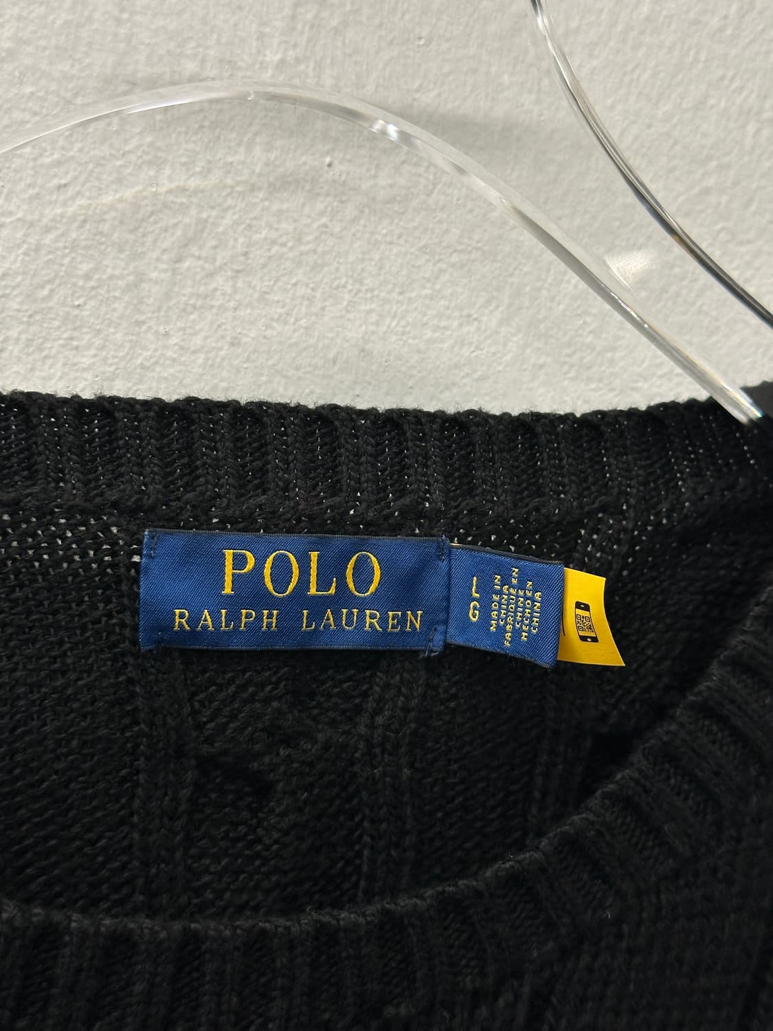 폴로랄프로렌 케이블 니트 신형큐알버전 상품이미지3