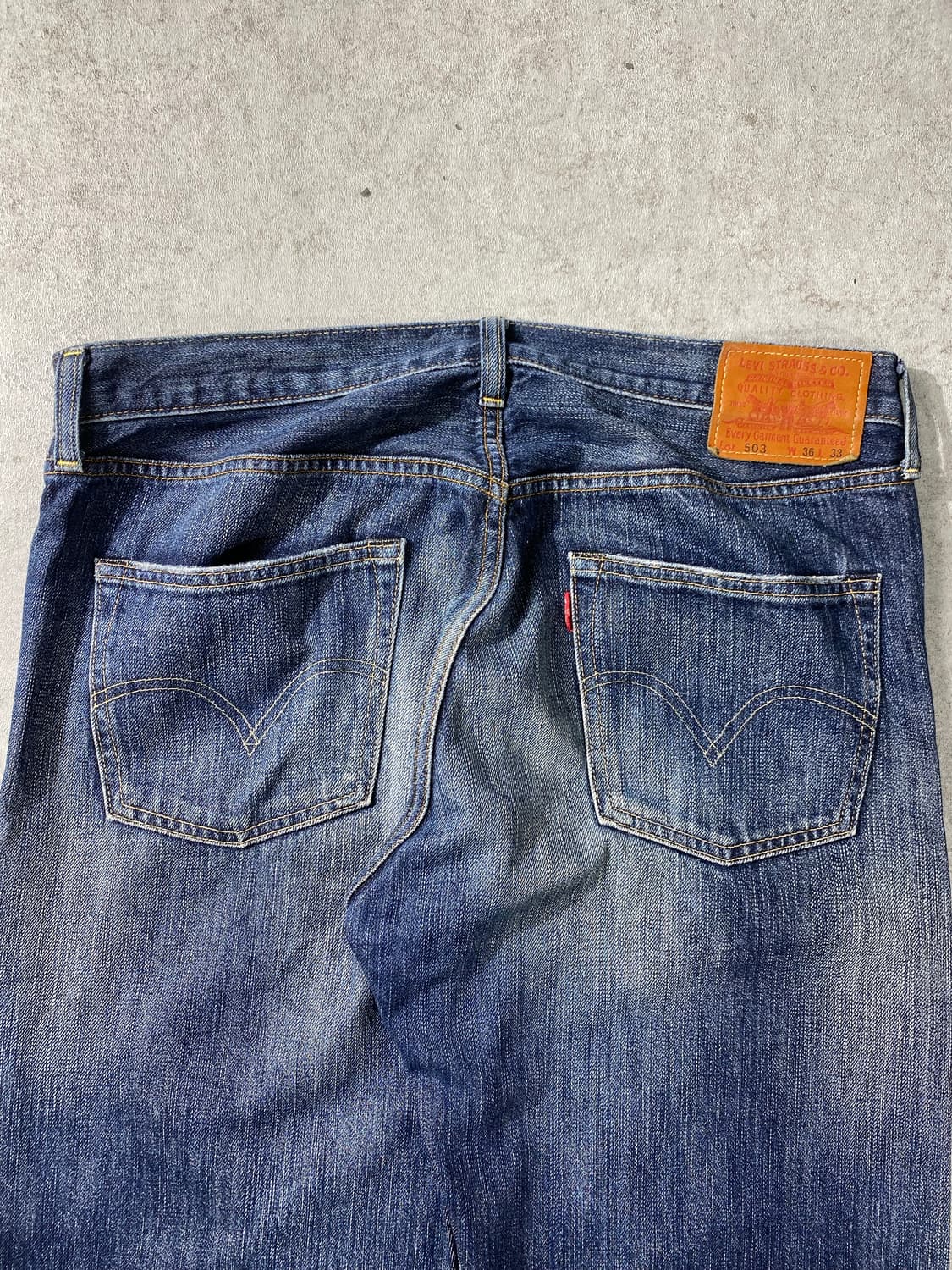 [34] 00s Levi's 503 리바이스 셀비지 와이드 데님팬츠 상품이미지8