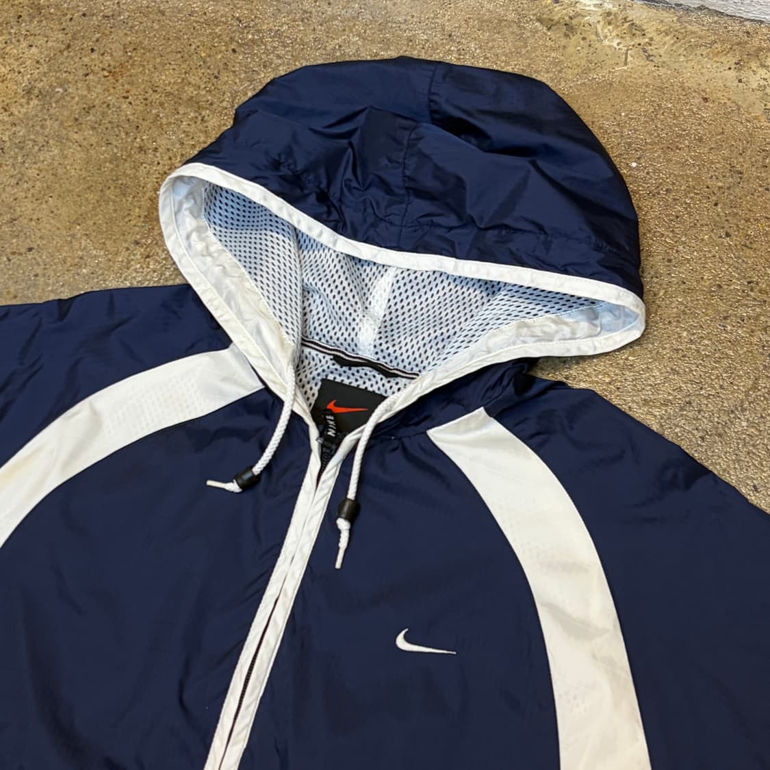 레어 90s 미국 빈티지 나이키 아노락 후드 바람막이 상품이미지4