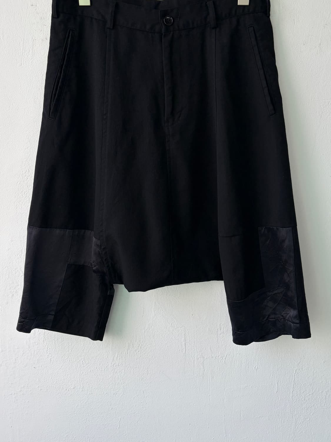 블랙 꼼데가르송 큐프라 사루엘 팬츠 상품이미지4