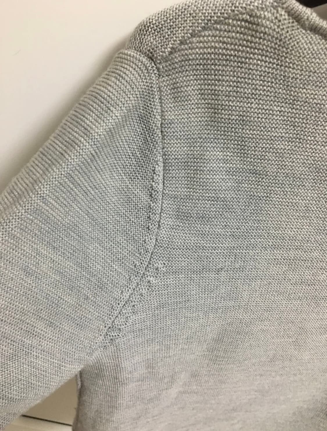 울 100% COS 코스 회색 7부 니트 상품이미지4