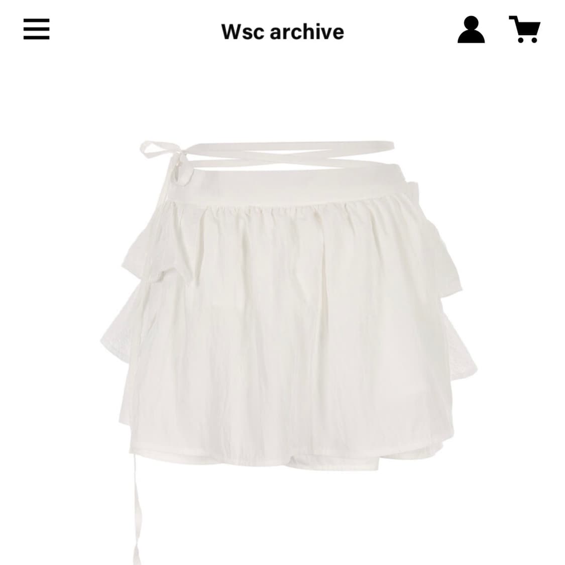 wsc archive 레이어 랩스커트 상품이미지1