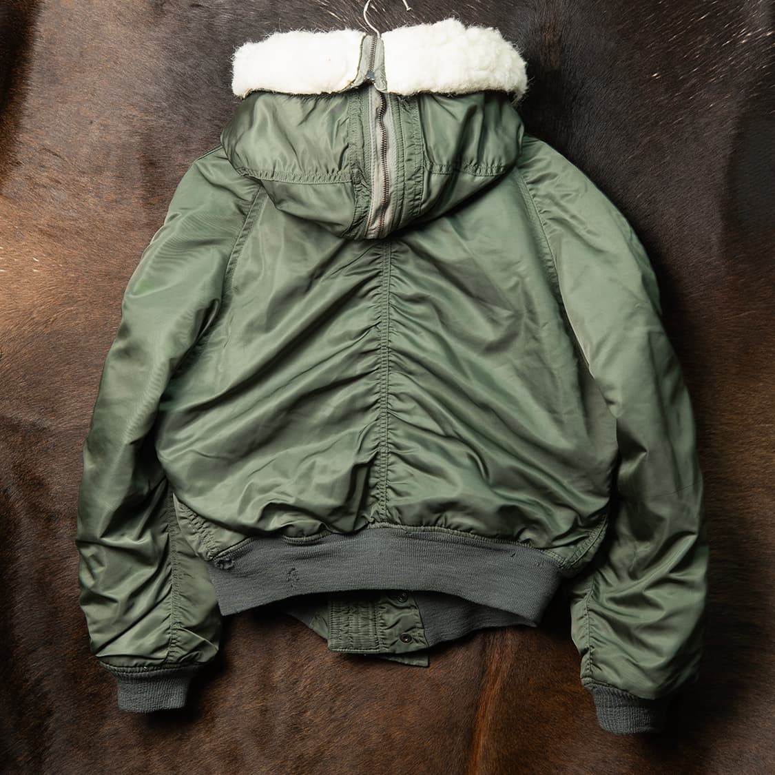 [L] 80s 미군 오리지널 N-2B 플라이트 파카  상품이미지4