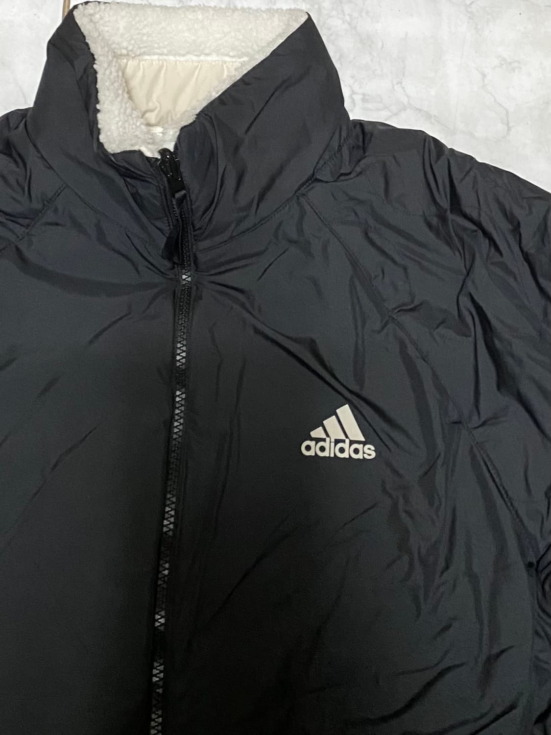 아디다스 후리스 양면 패딩점퍼 95 상품이미지5