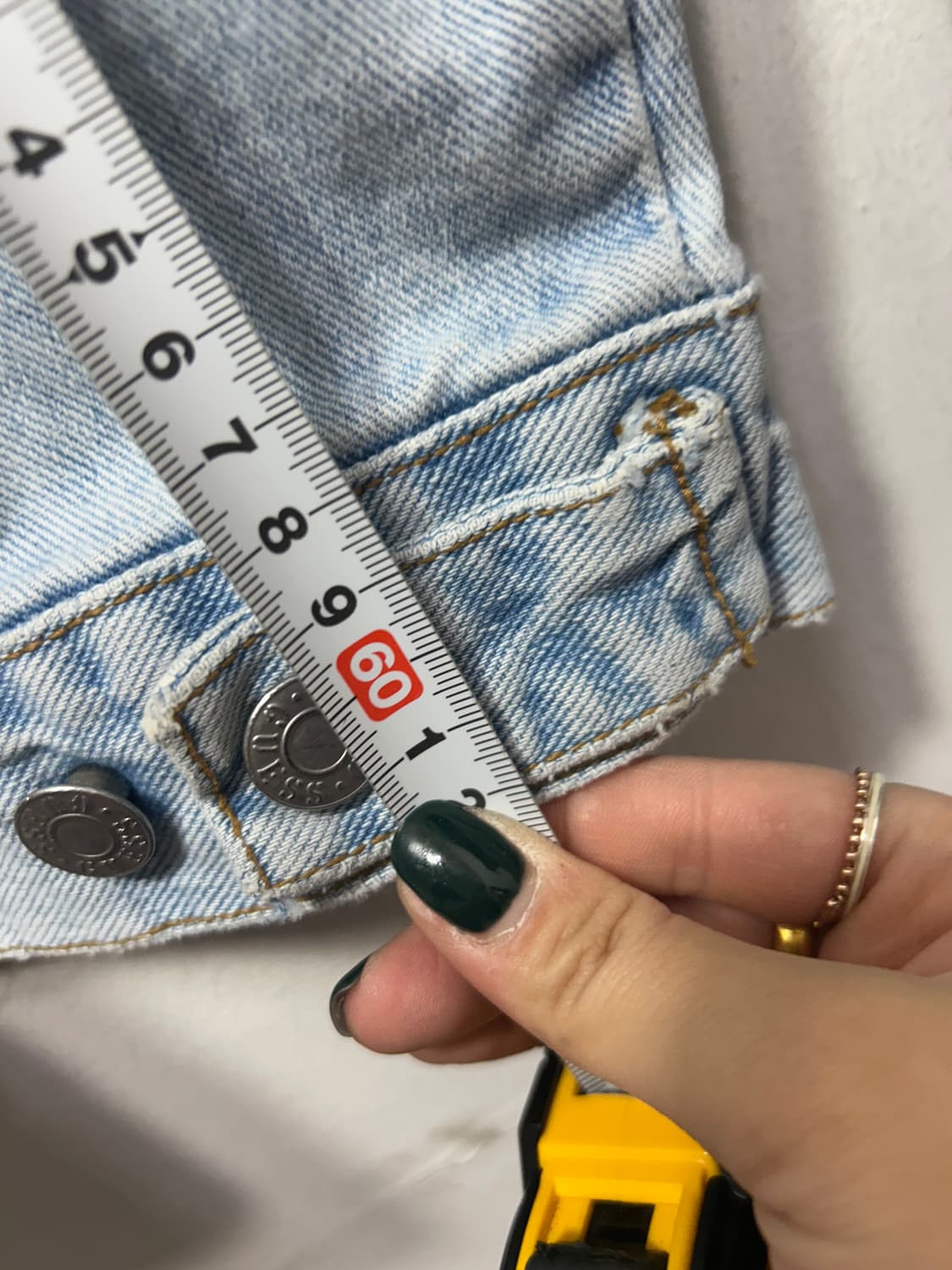 게스 여성 USA 청 데님 연청 여성 자켓 S  상품이미지6