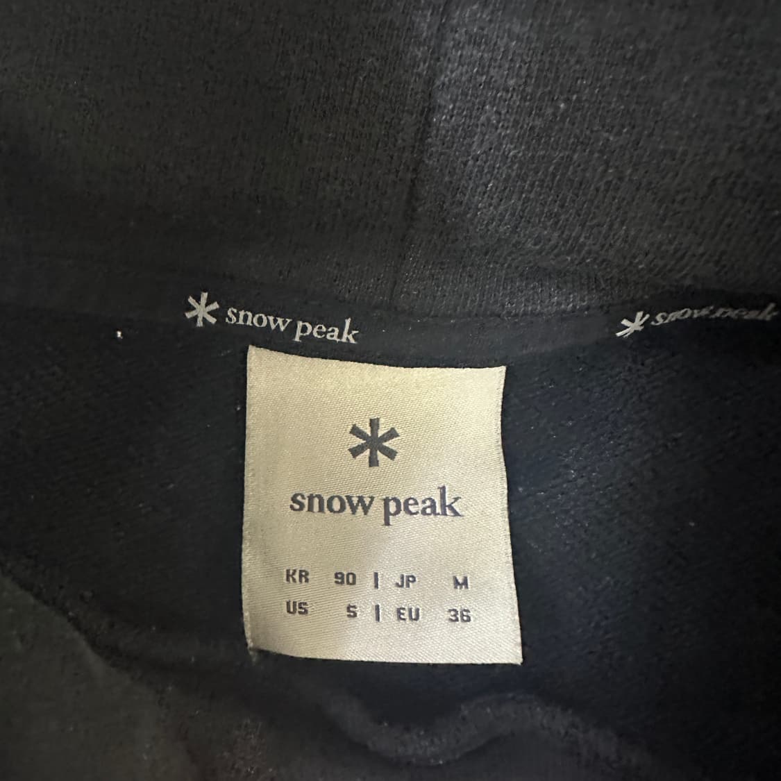 M 스노우피크 터틀넥 맨투맨 0414D 상품이미지2