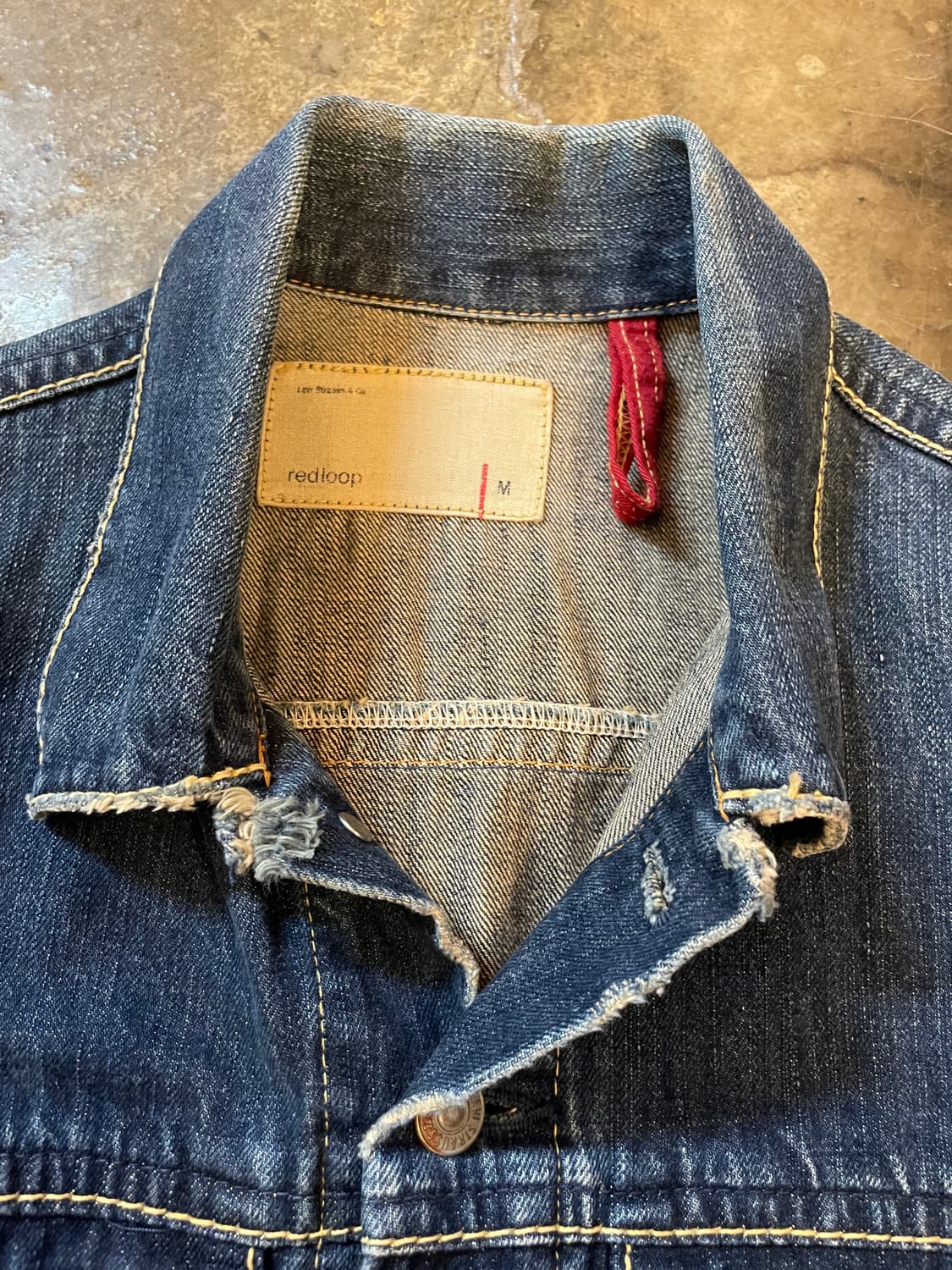 리바이스 redloop 데님 트러커 자켓 상품이미지5