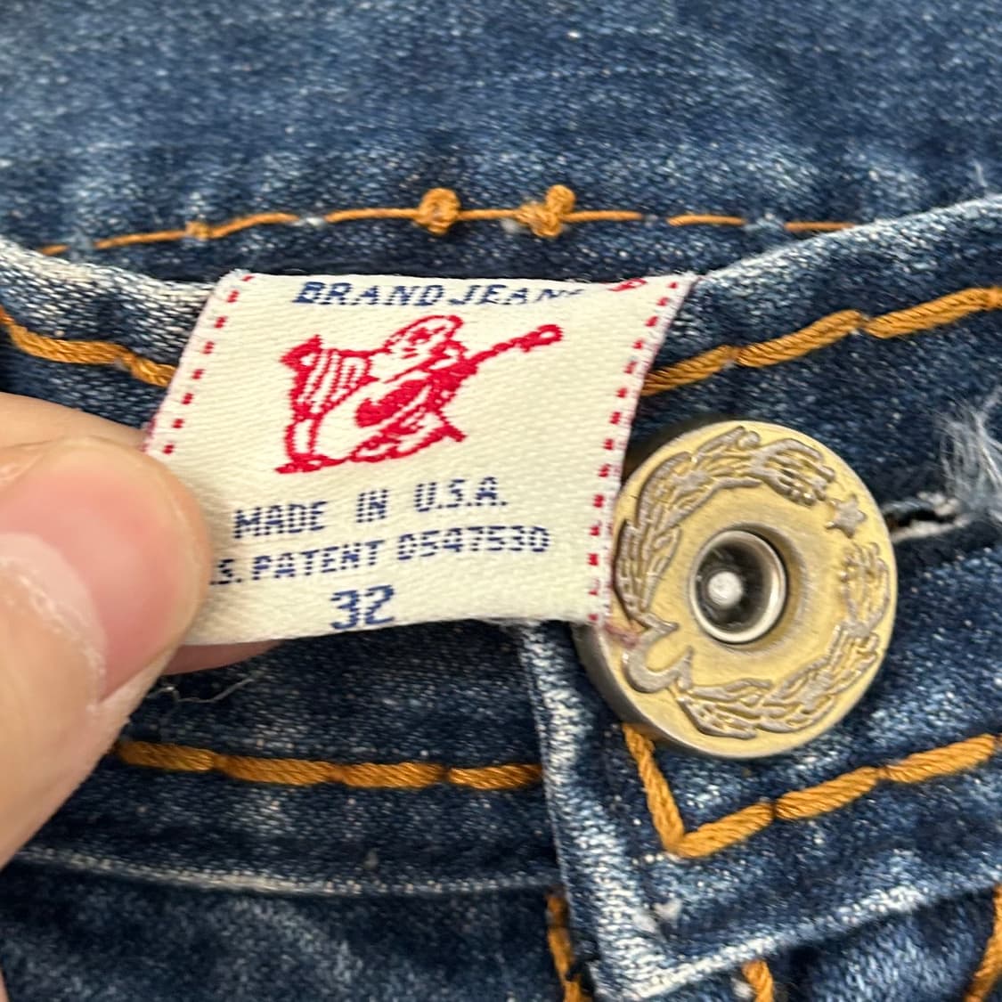 트루릴리전 빌리 자이언트 빅 T 부츠컷 데님 팬츠 상품이미지9