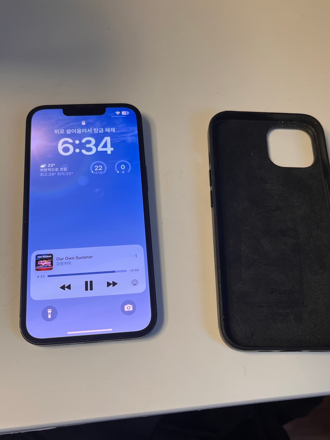 A급 아이폰 14 128GB 배터리 85% 풀박스 상품이미지1