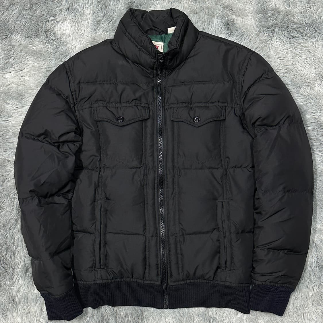 리바이스 덕다운 숏패딩 블랙 m 상품이미지1