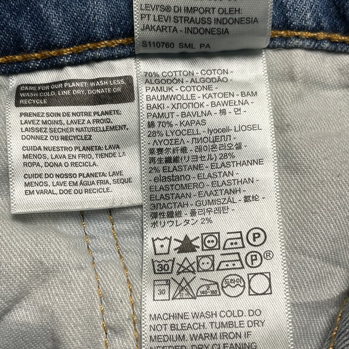 LEVI'S 리바이스512 빈티지 슬림 스트레이트핏 데님팬츠 상품이미지8