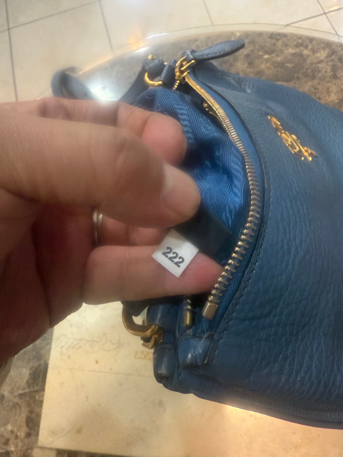 정품 프라다 비텔로 다이노 더블지퍼 크로스백 팝니다 상품이미지9