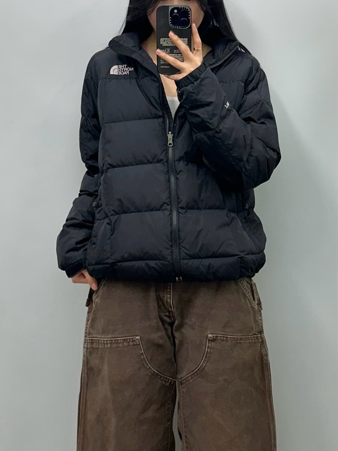 노스페이스 700 블랙 경량 패딩 상품이미지1