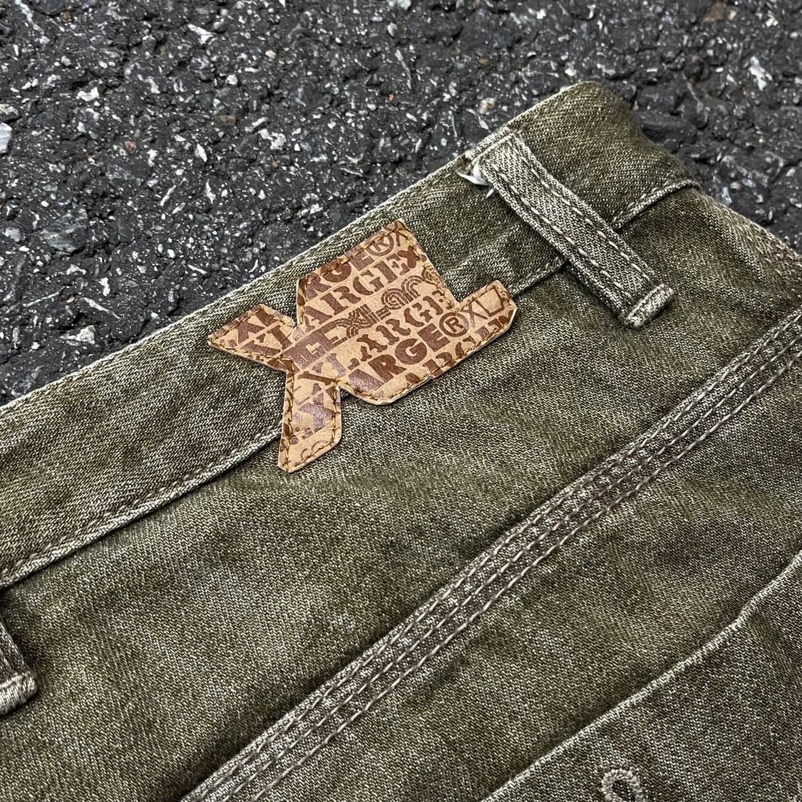 90s XLarge 엑스라지 5포켓 브라운 데님팬츠 상품이미지9