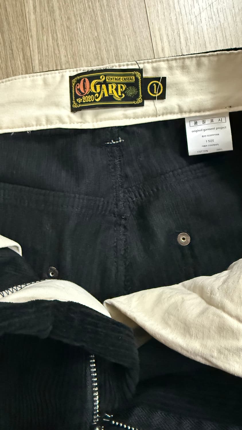 오가프 블랙 코듀로이 팬츠 1 상품이미지5