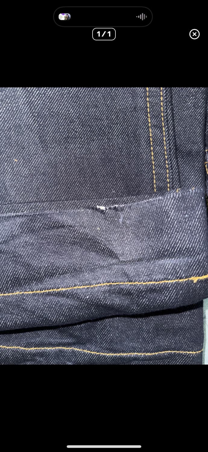 스컬프터 데님팬츠 인디고 상품이미지3