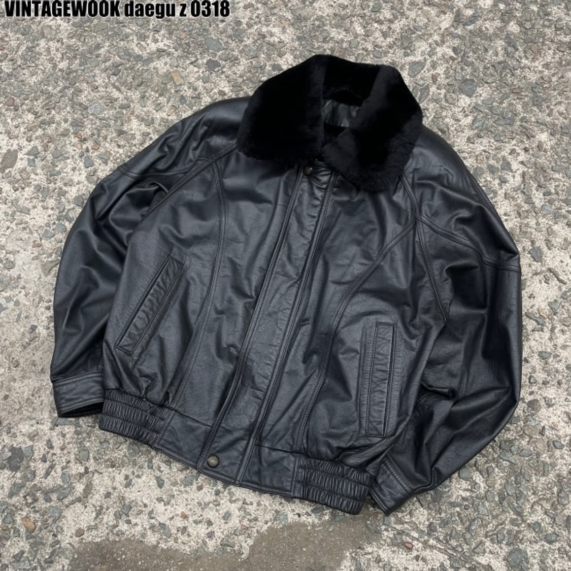 VTG 레더 가죽 봄버자켓 105 상품이미지1