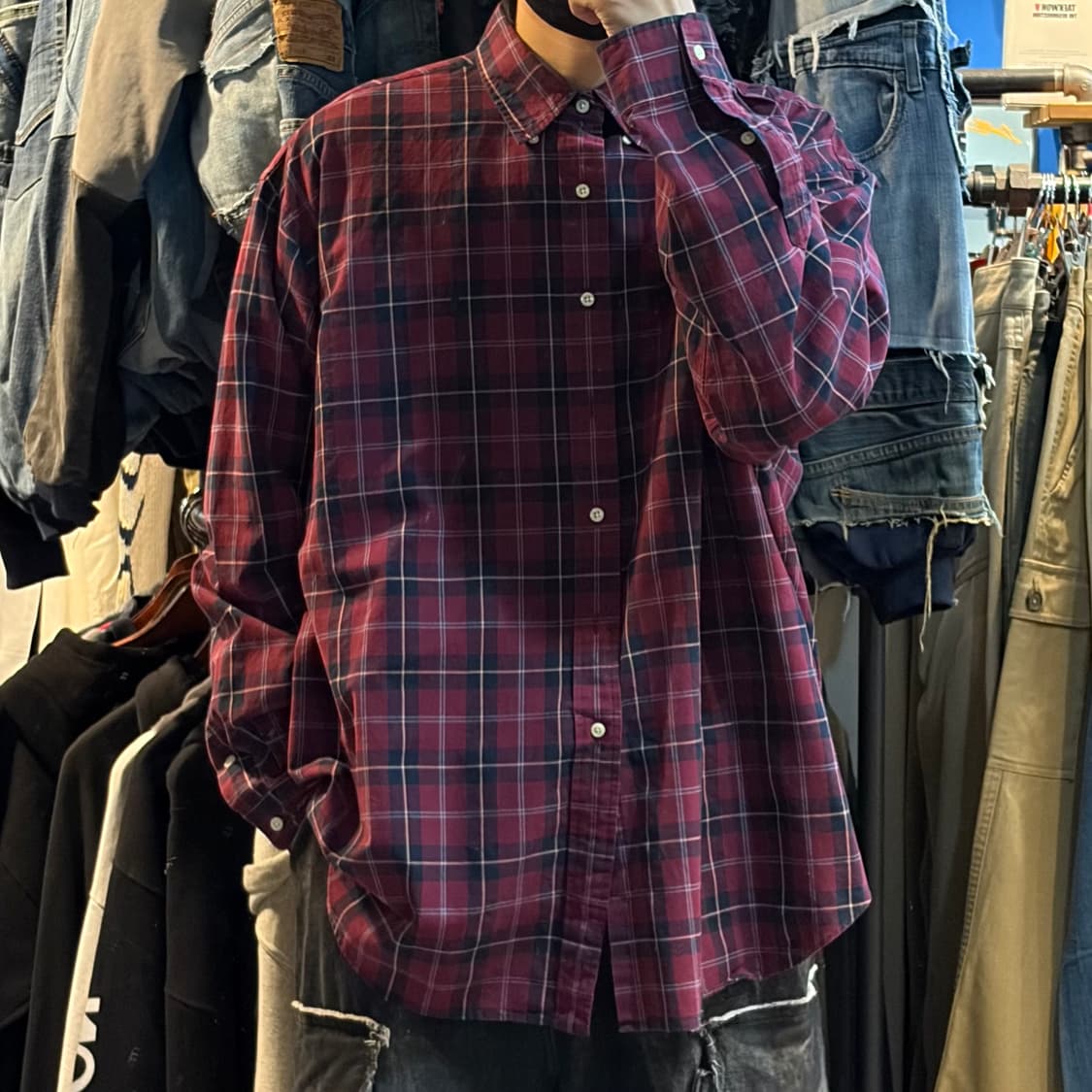 [No.9]Polo 폴로 체크 긴팔셔츠 상품이미지3