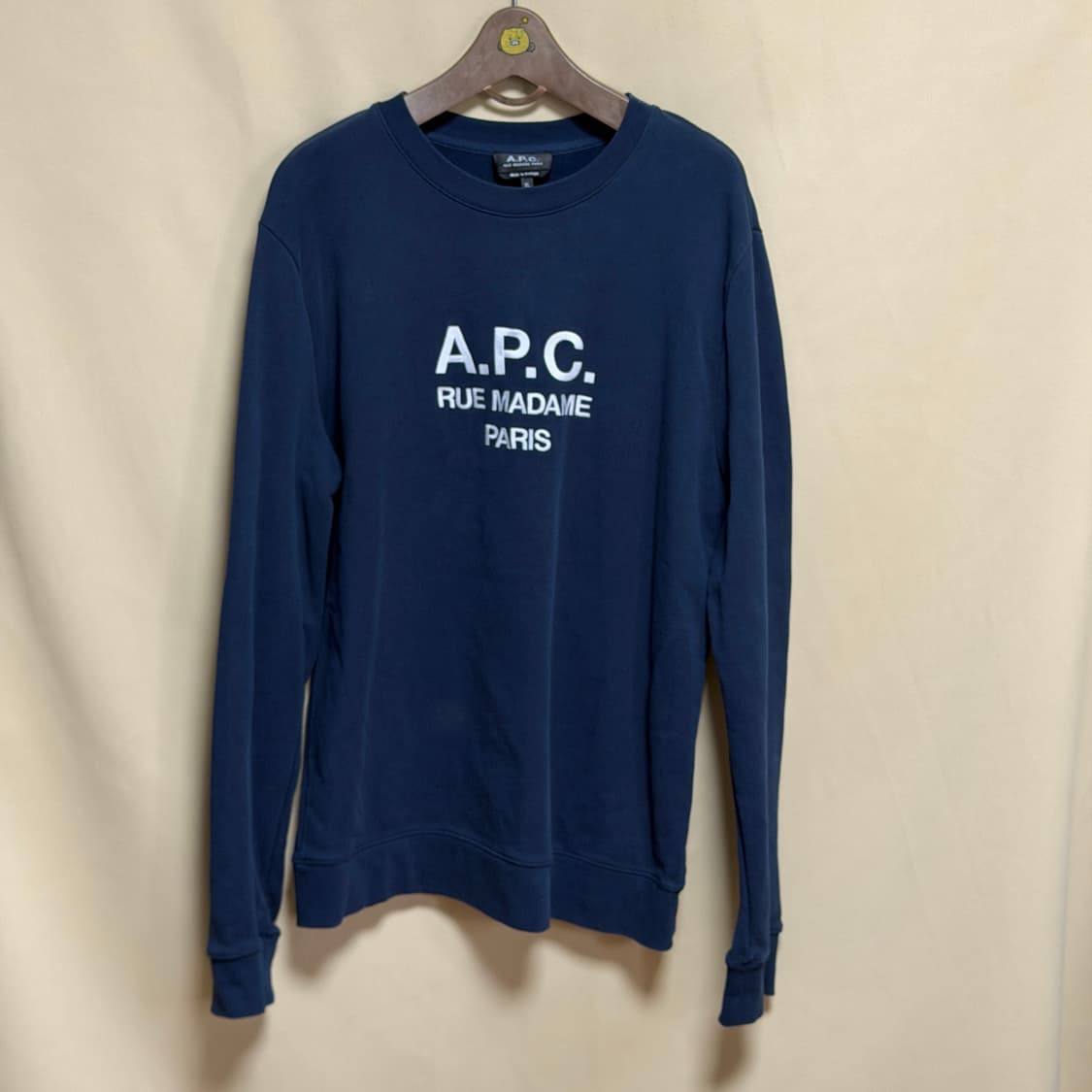 A.P.C. 맨투맨 네이비 상품이미지1