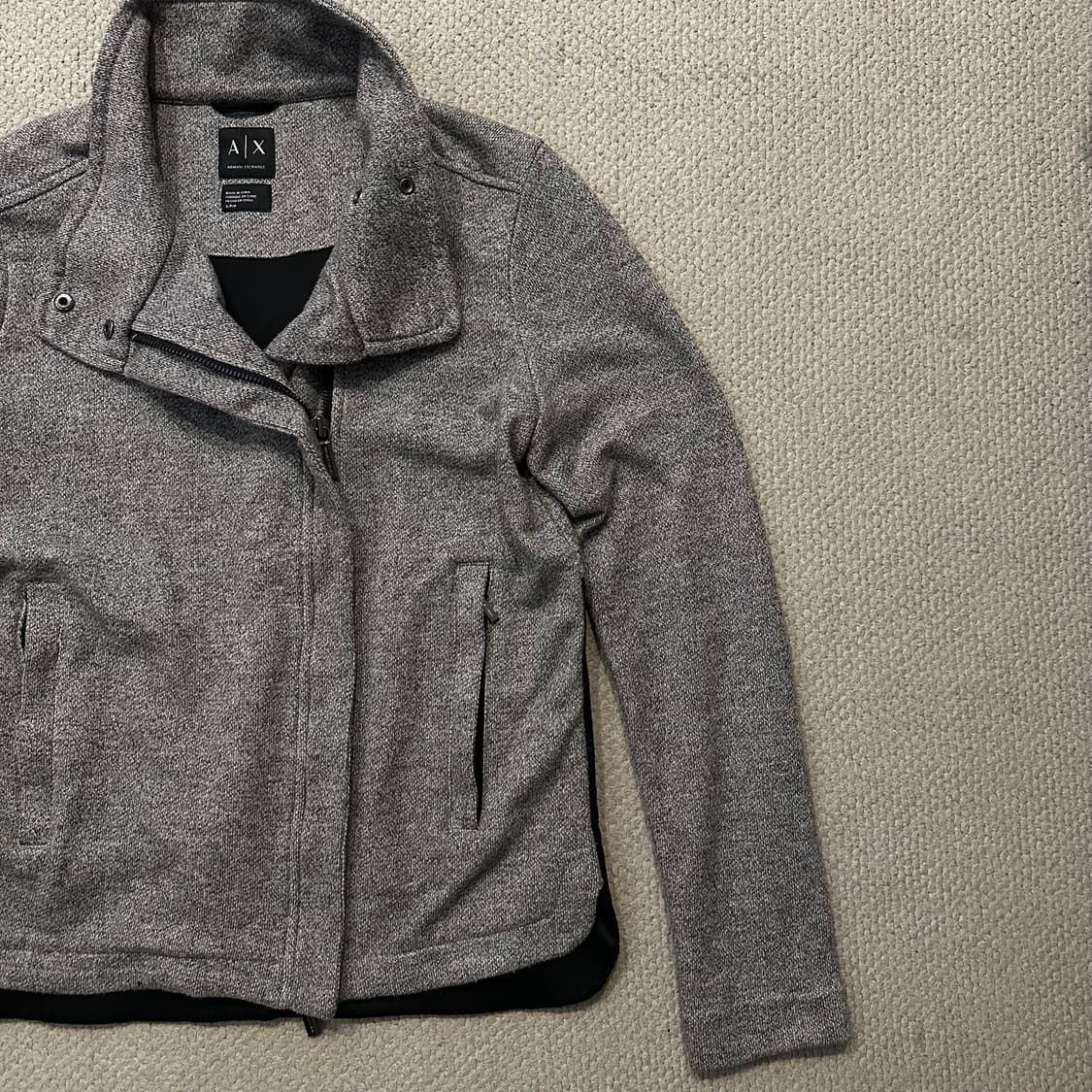 아르마니 익스체인지(A|X) 라이더 디테일 니트 집업 상품이미지5
