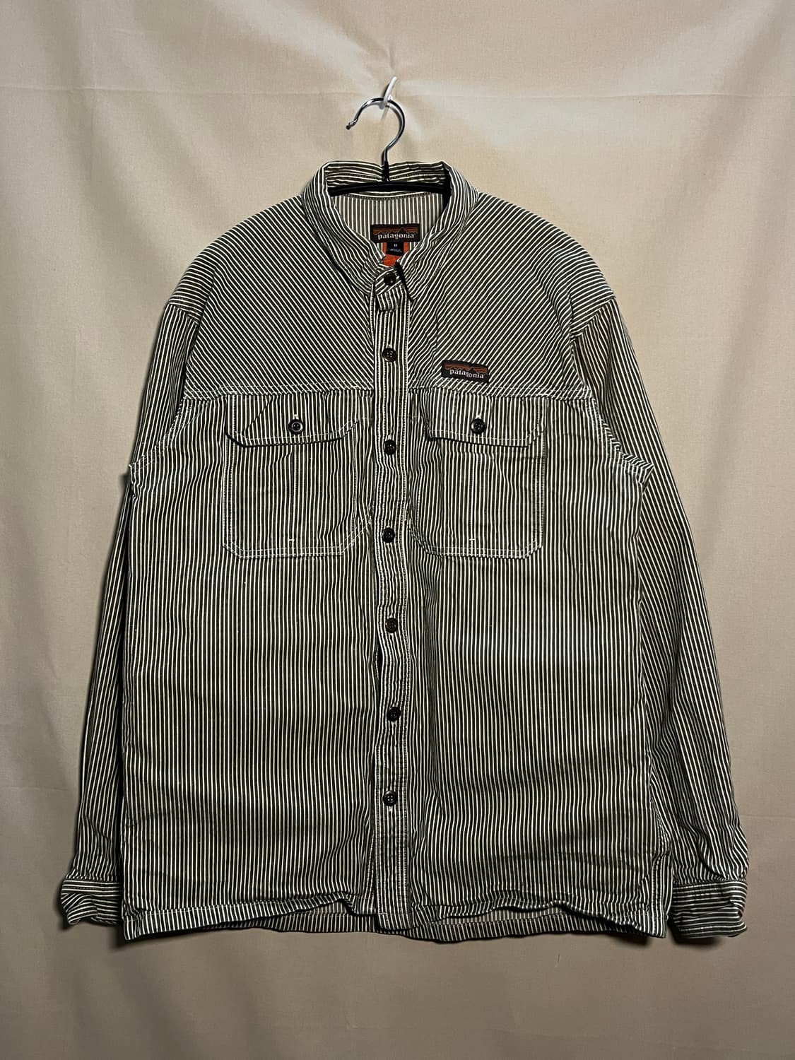 파타고니아 90s 스트라이프  워크 셔츠 처분  상품이미지1
