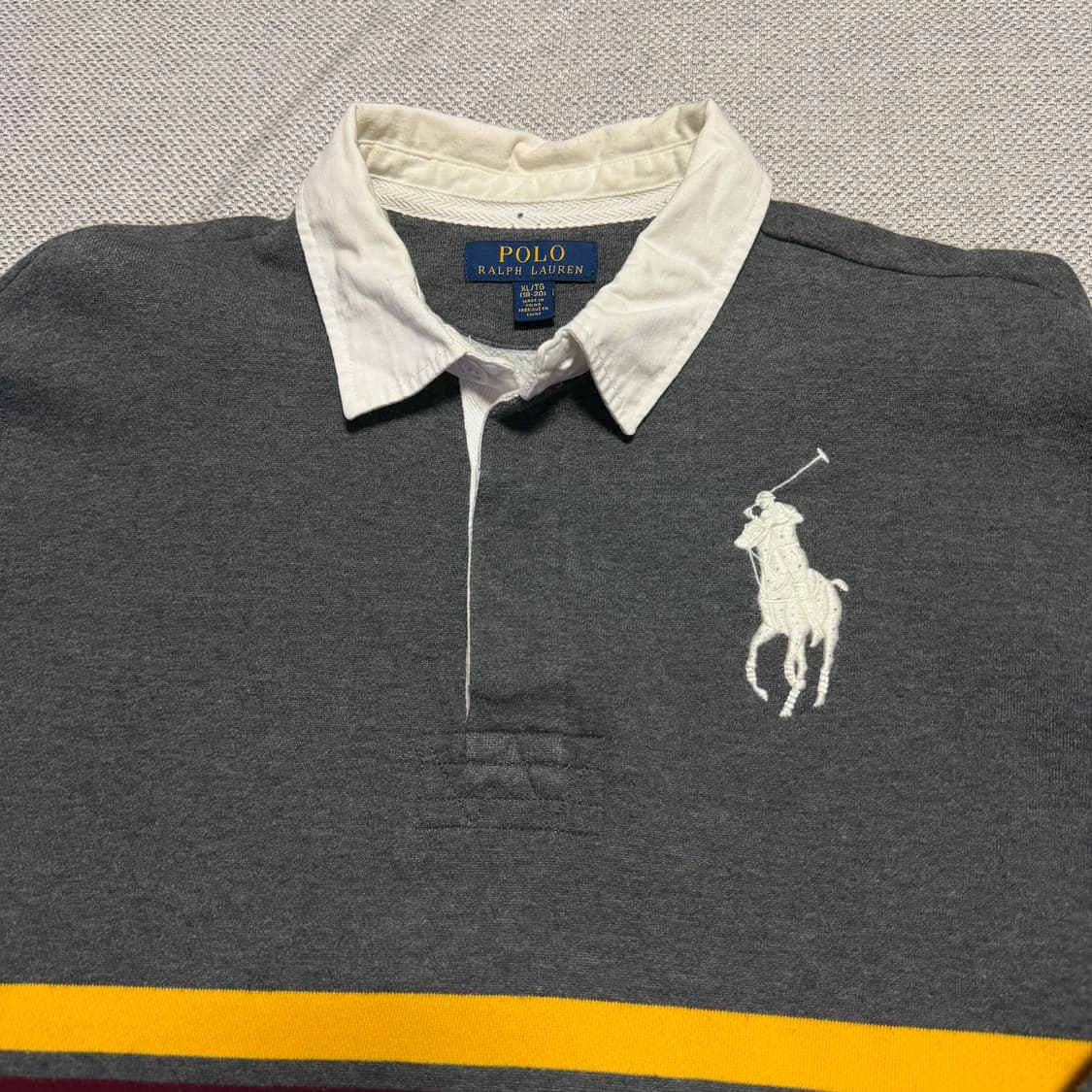 폴로 랄프로렌 빅포니 기모 럭비티 상품이미지2