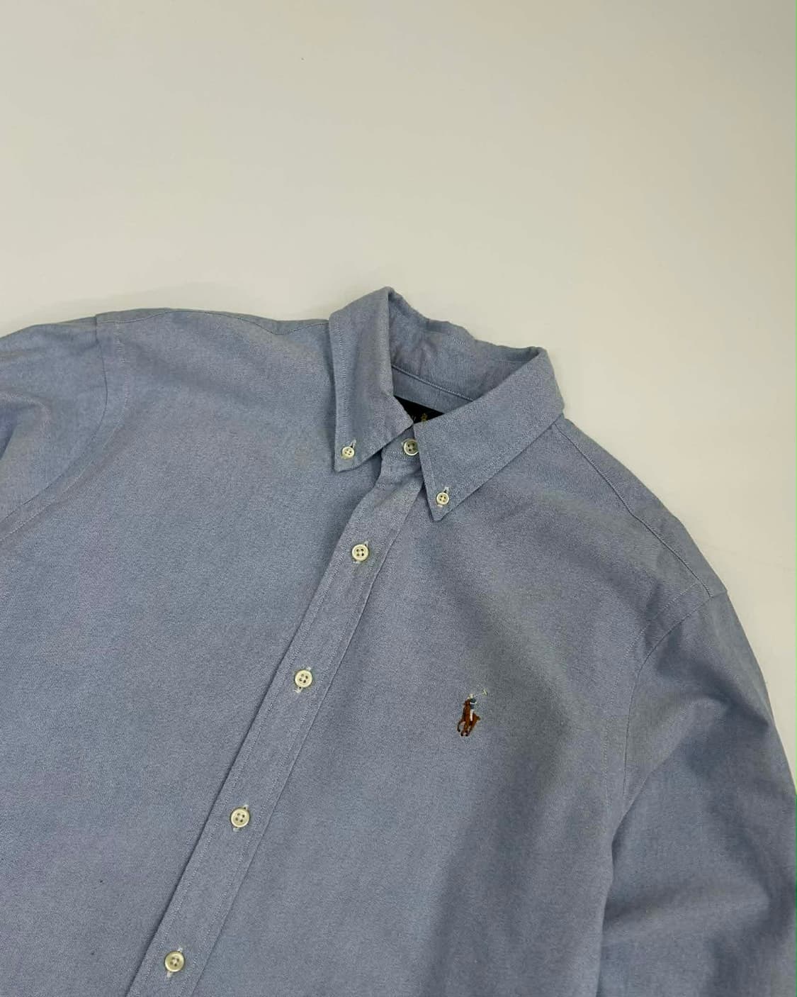 [M] 폴로 랄프로렌 옥스포드 클래식핏 청 셔츠 상품이미지6