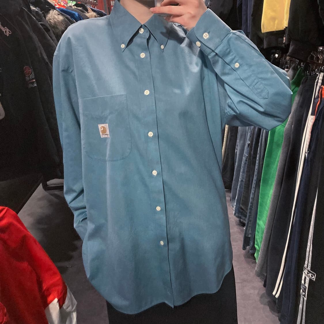 [IM] 칼하트 긴팔셔츠 블루 상품이미지5