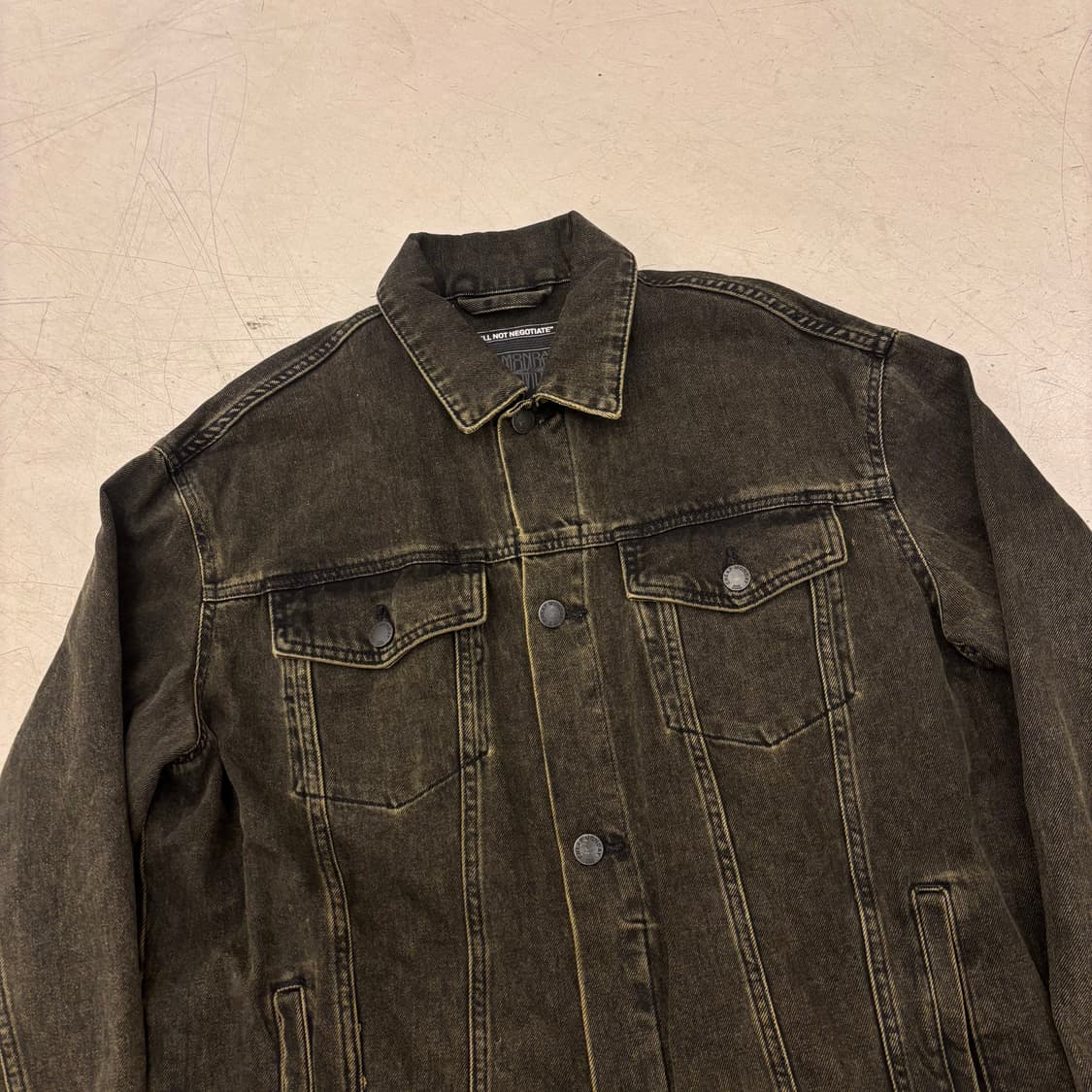 칩먼데이스톡홀롬 워싱 데님 자켓 상품이미지2