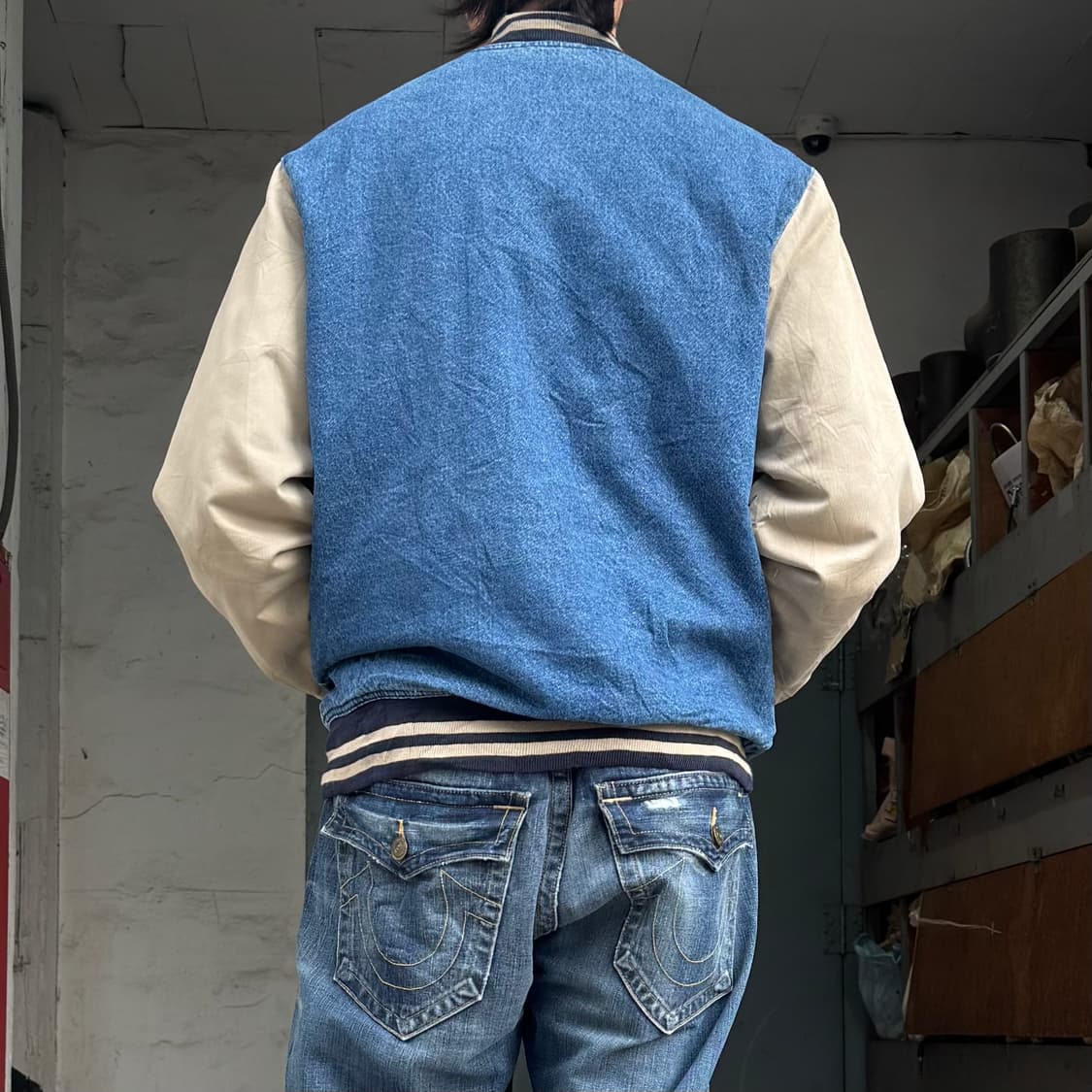 Dickies 데님 바시티자켓 상품이미지3