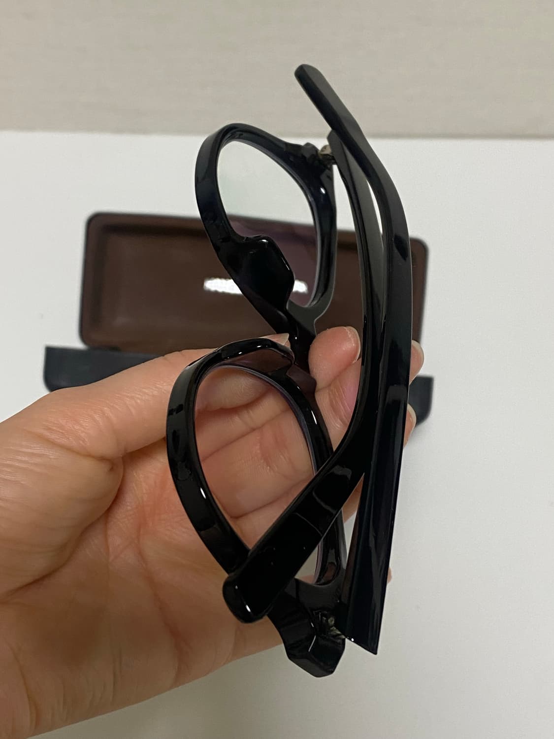 한글안경 성수 블랙 블루라이트차단 상품이미지2