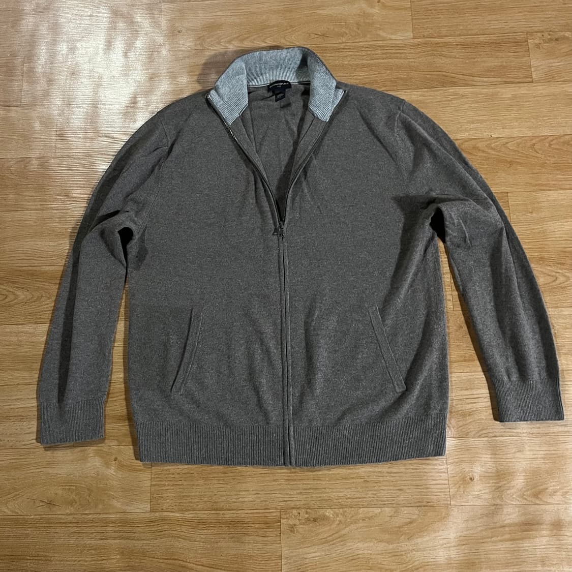 [110] 바나나리퍼블릭 캐시미어100 니트집업 상품이미지1