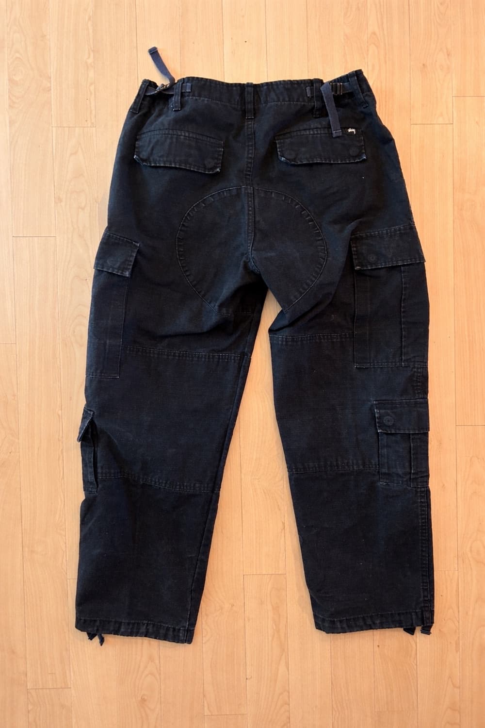 스투시 립스탑 서플러스 카고 팬츠 블랙 상품이미지2