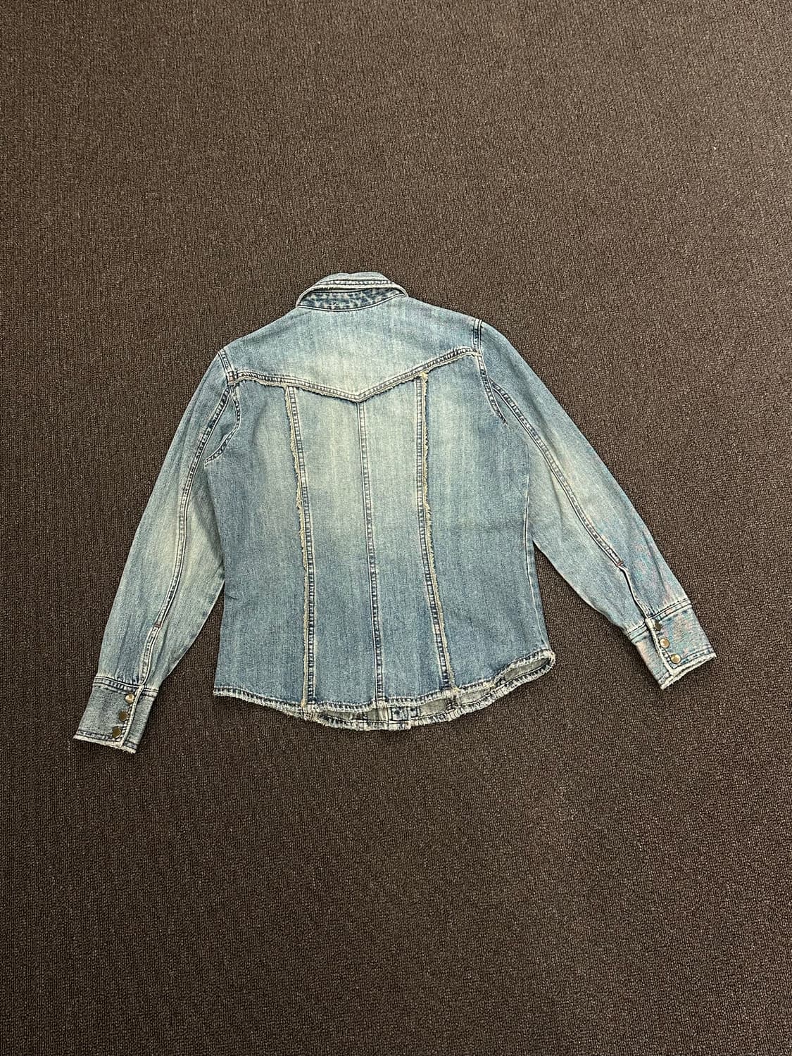 M)Japanese vintage 여성 데님 셔츠 상품이미지4