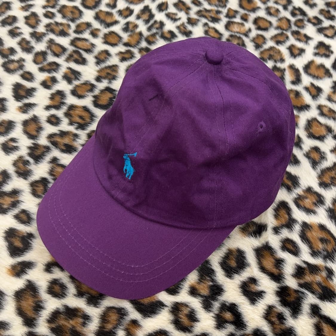 폴로 랄프로렌 레트로 빈티지 Y2K 딥퍼플 볼캡 C09684 상품이미지3