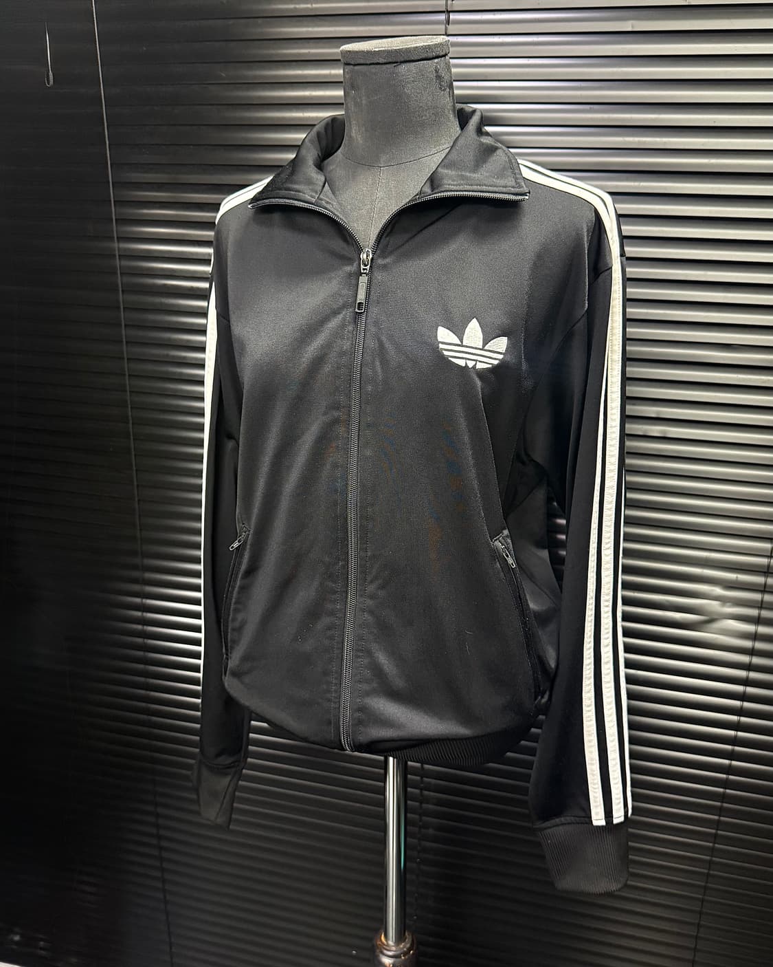 아디다스 구 파이어버드 나우아임영 져지 저지 트랙탑 집업 90 S 검흰 상품이미지1