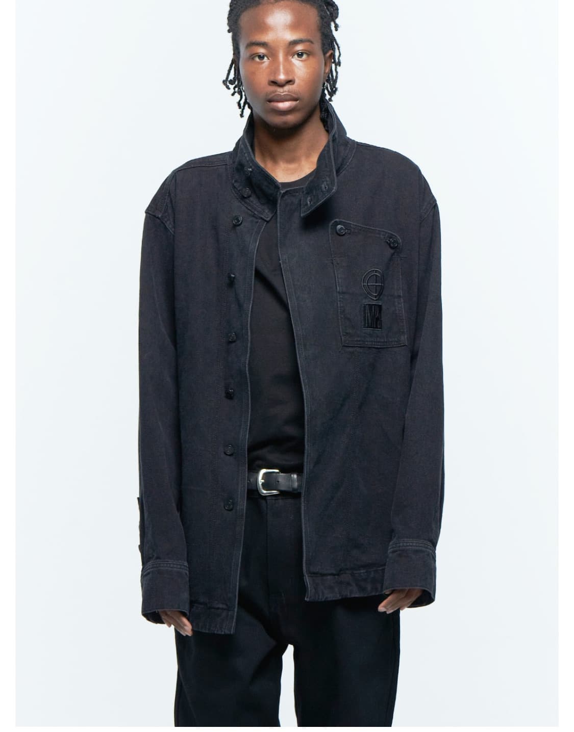 PLASTICPRODUCT) TRAPEZOID JACKET 블랙 상품이미지1