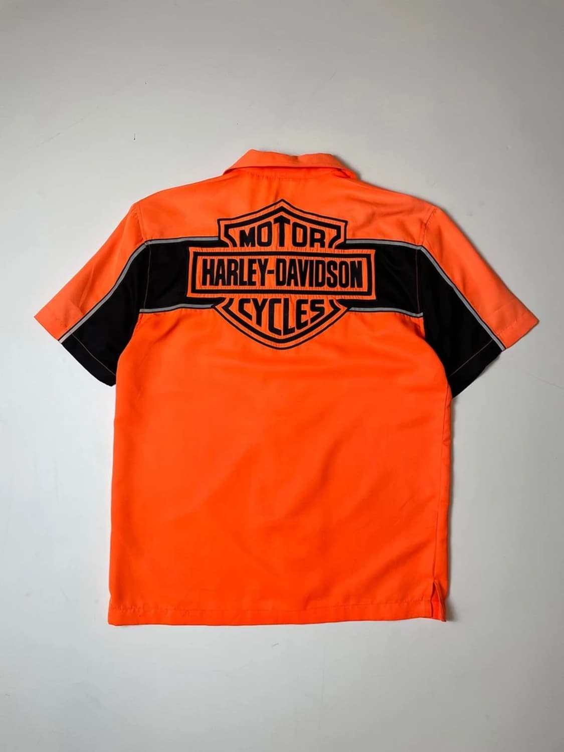 할리데이비슨 블레이즈 오렌지 빈티지 워크 셔츠 PN9639 상품이미지1