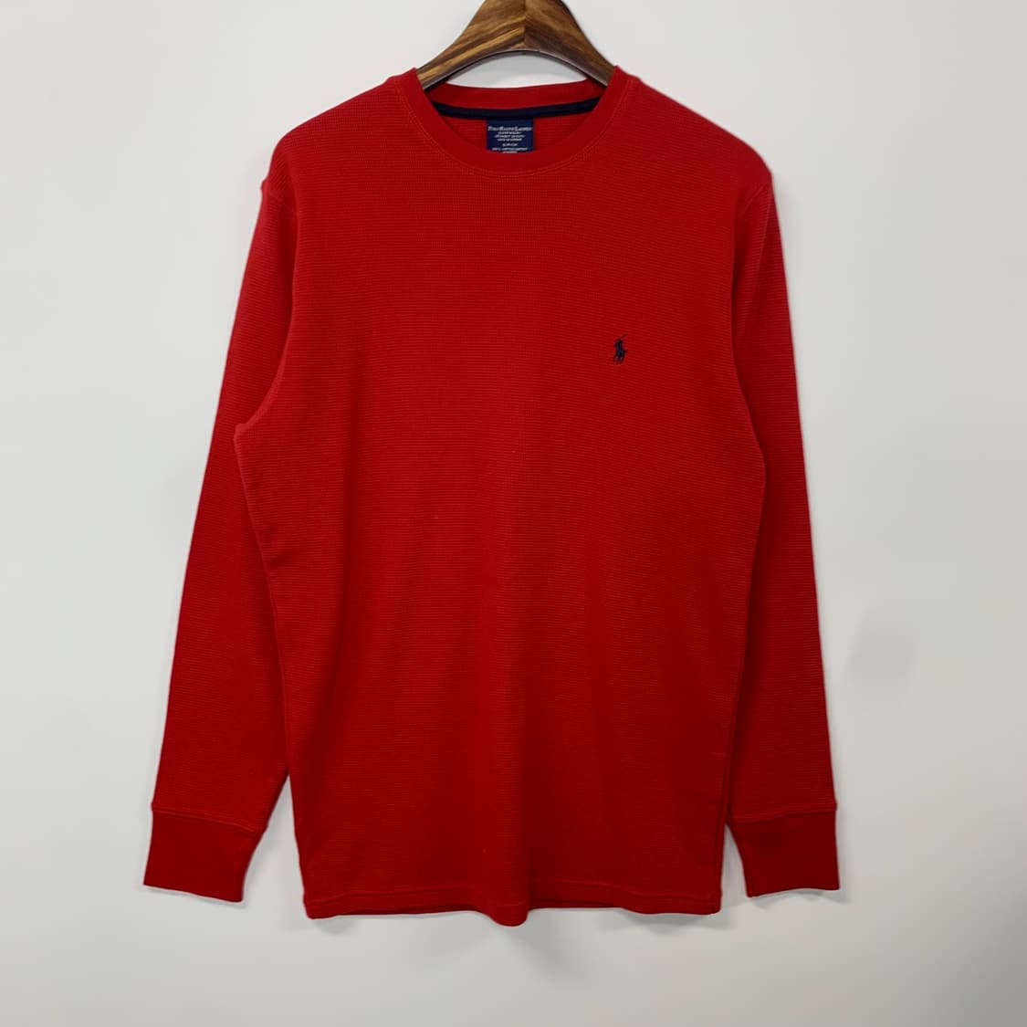 폴로 랄프로렌 신형 레드 와플 니트 상품이미지2