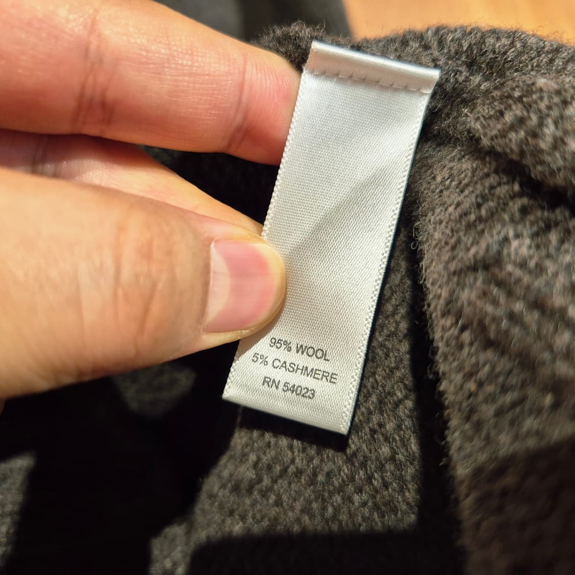 바나나리퍼블릭 캐시미어 니트 집업 L 상품이미지3