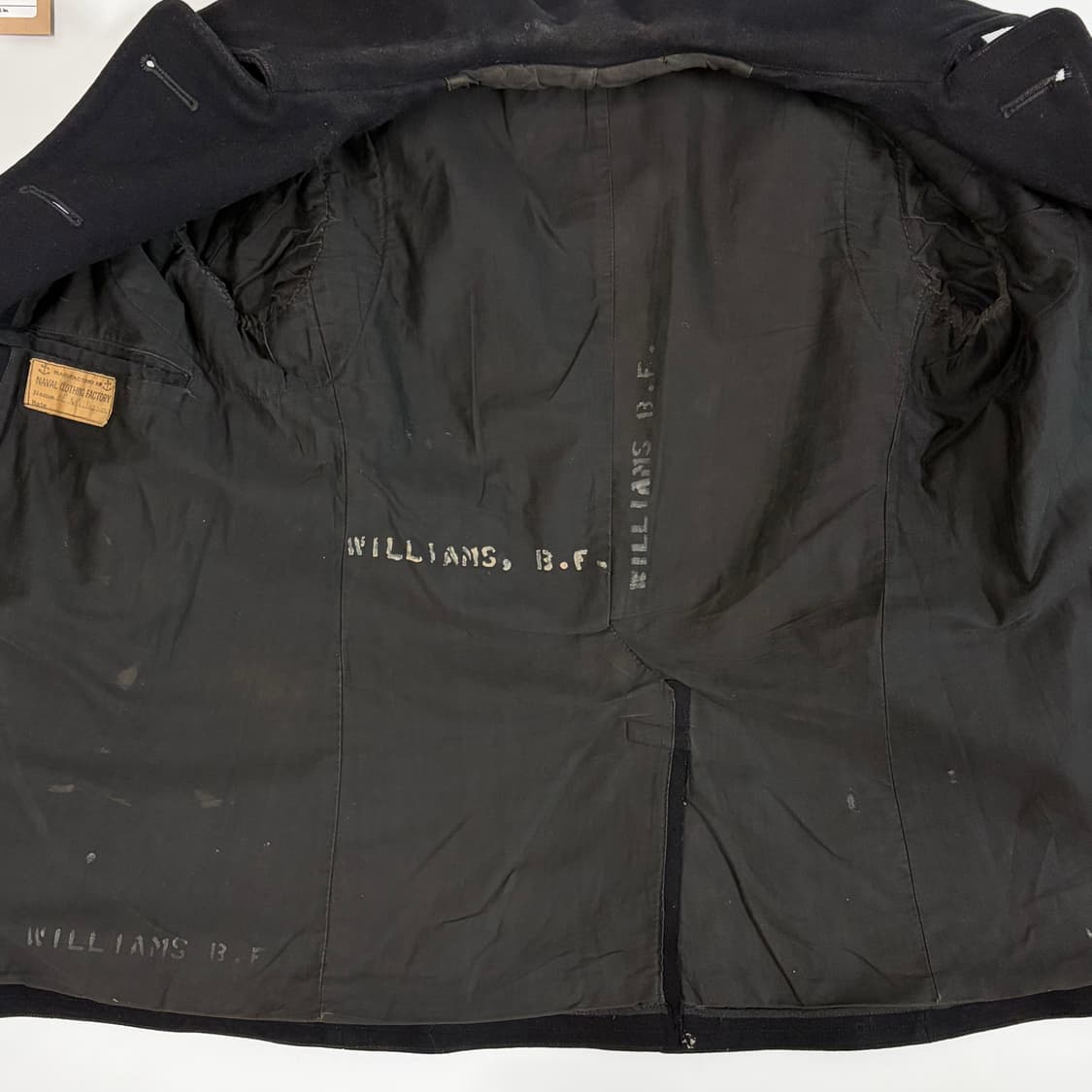 [OG]40’s WW2 USN 피코트 동일 사용자 모자 세트 상품이미지5