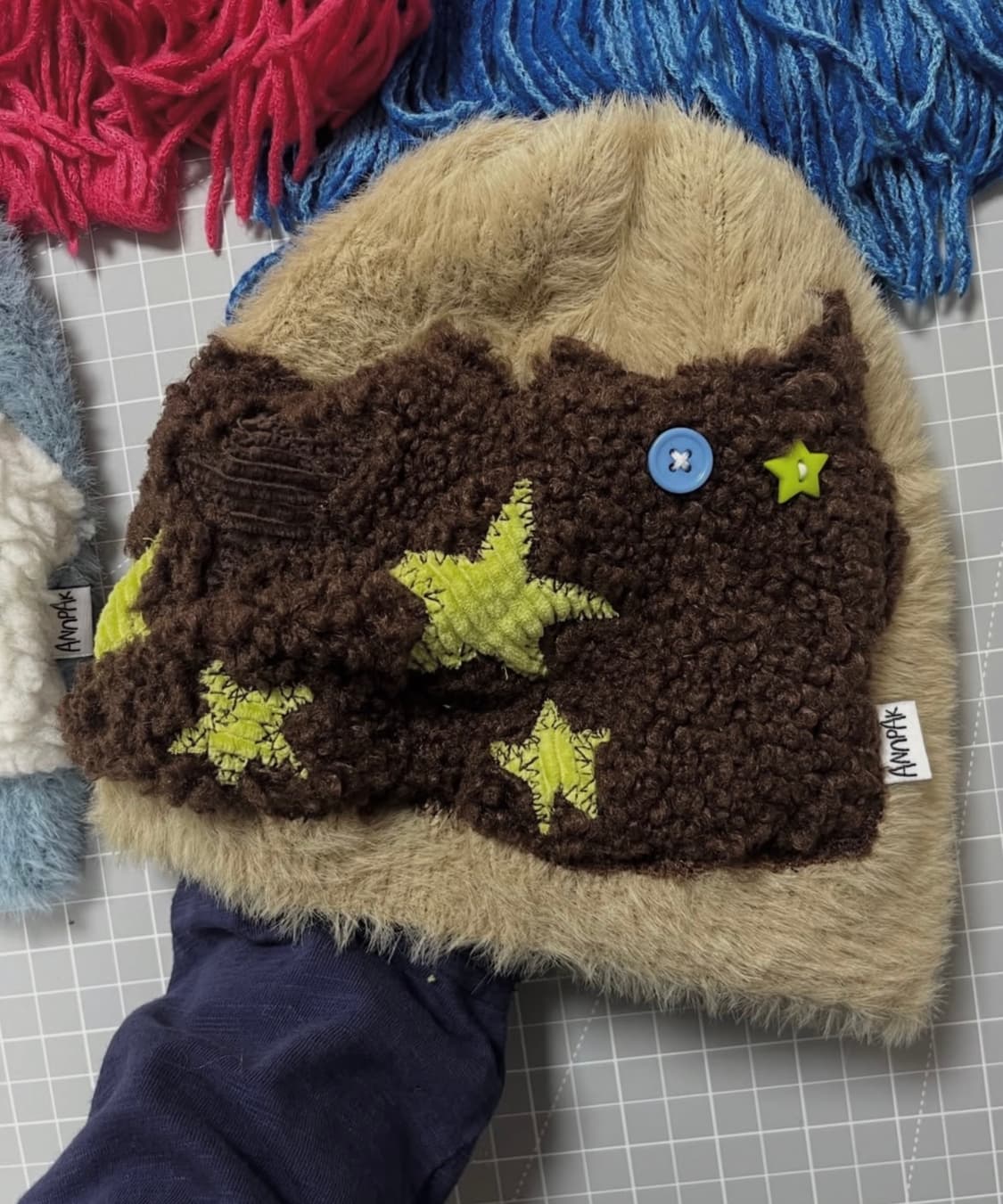 핸드메이드 두쫀쿠 비니 상품이미지4