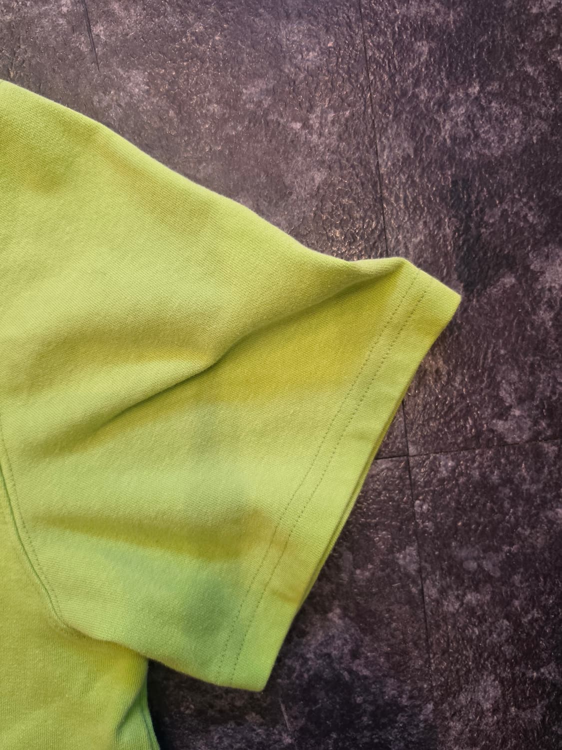 #IAB STUDIO 라임색 반팔 티셔츠 - L 상품이미지9