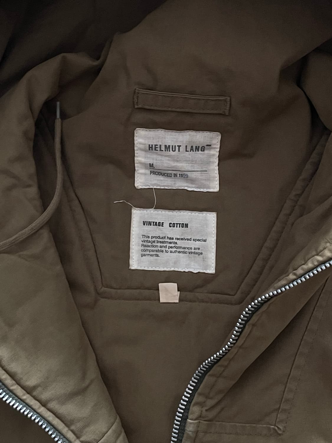 1999 헬무트랭 아카이브 원포켓 빈티지 코튼 파카 상품이미지2