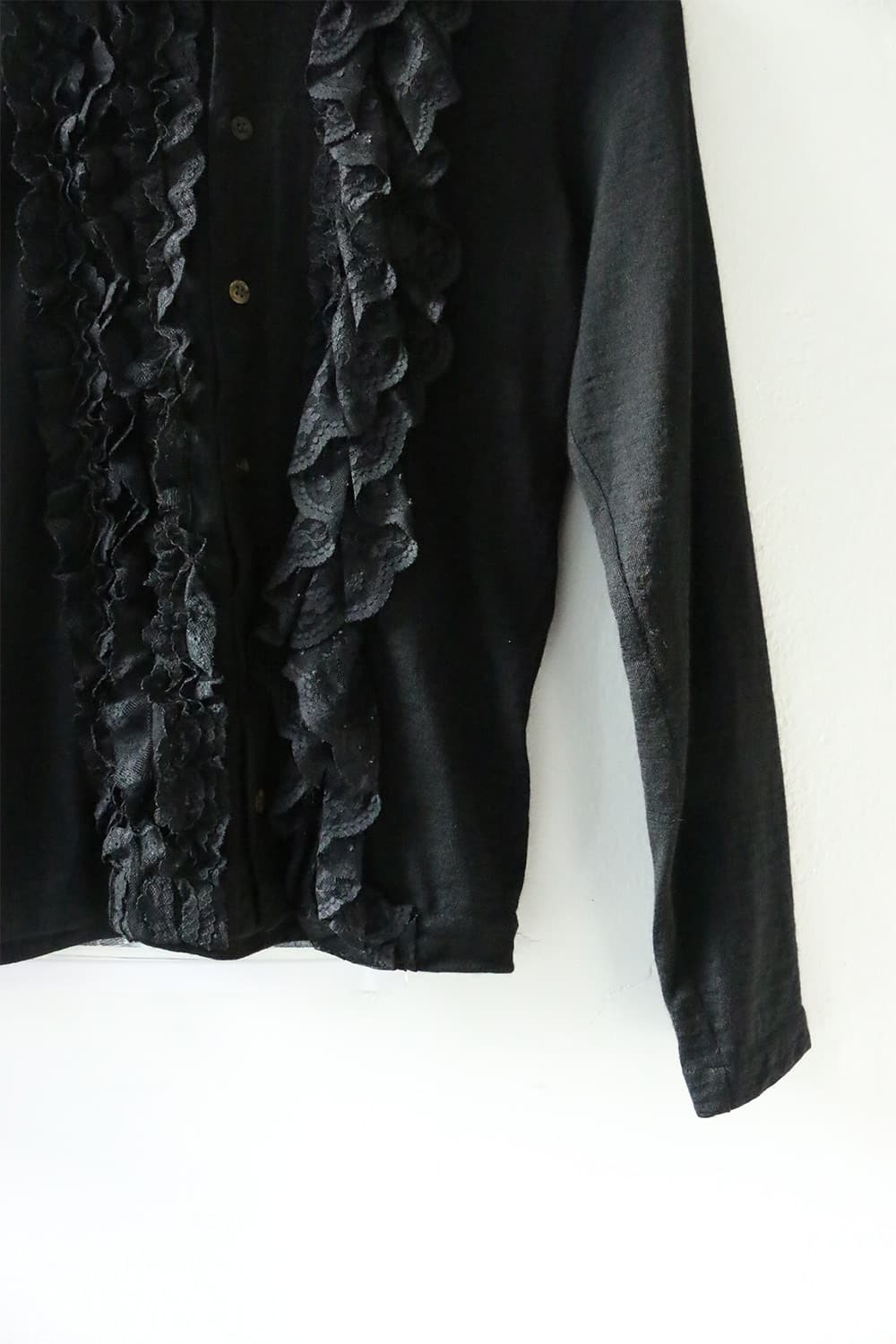 꼼데가르송 트리콧 프릴 셔츠 가디건  상품이미지6